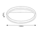 Plafoniera Rabalux Thrac Aluminium 71311