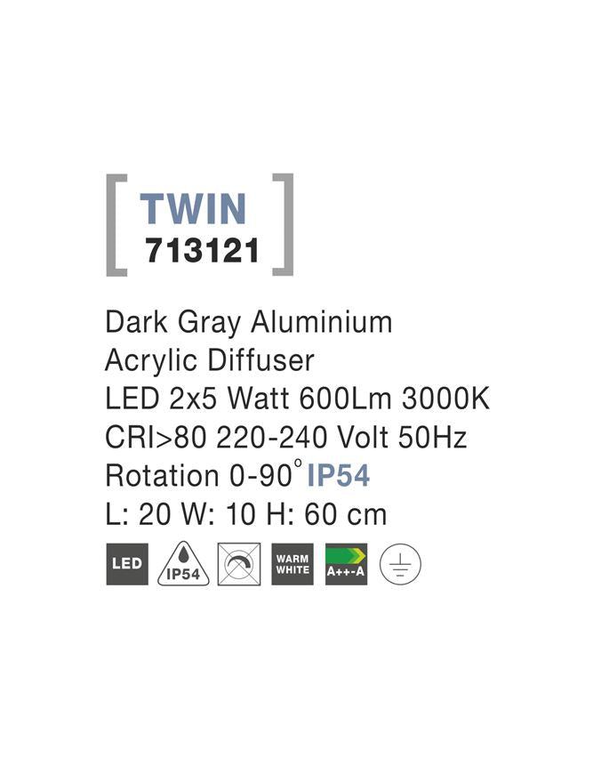 Stalp Nova Luce TWIN 713121