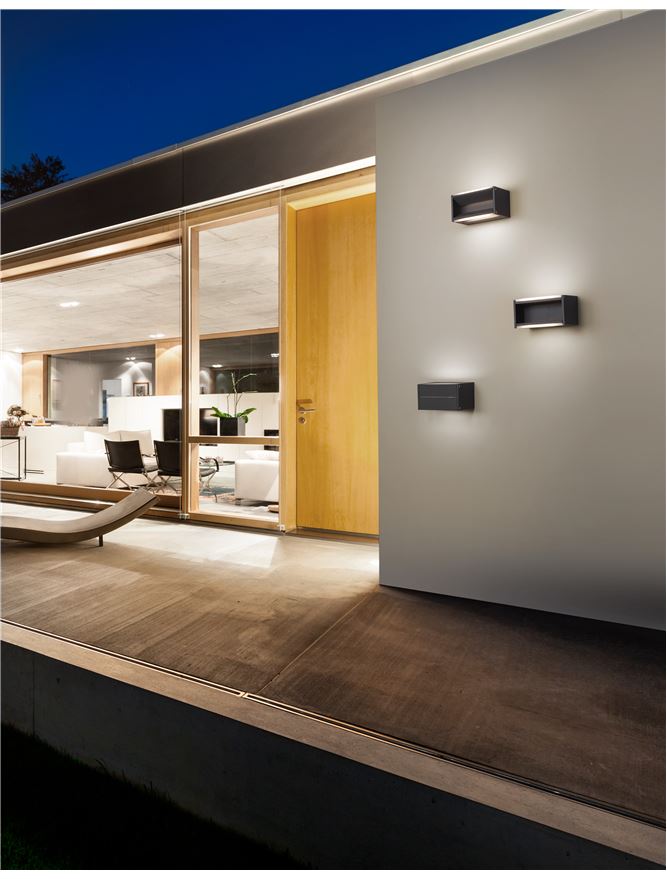 Aplica exterior Nova Luce TWIN 713122