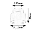 Spot aplicat fix Rabalux Ovidia White 71324