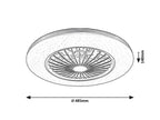 Ventilator Rabalux Dalfon2 Black 71330