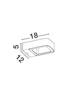Aplica exterior Nova Luce ACQUA 713312