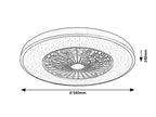 Ventilator Rabalux Dalfon2 Black 71334