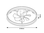 Ventilator Rabalux Fanfy Black 71337