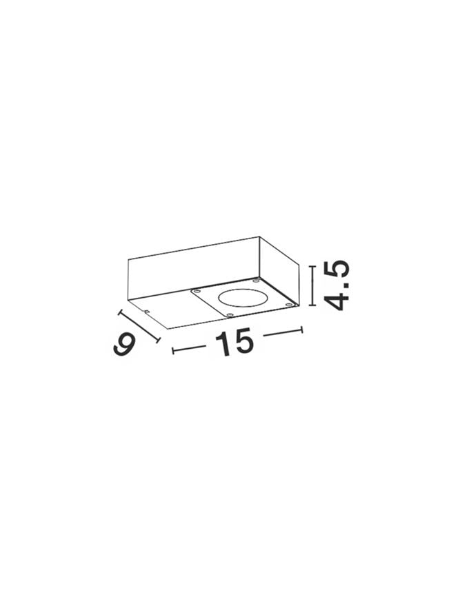 Aplica exterior Nova Luce APOLLO 713411