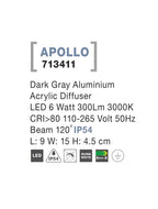 Aplica exterior Nova Luce APOLLO 713411