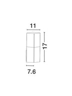 Aplica exterior Nova Luce STICK 713412