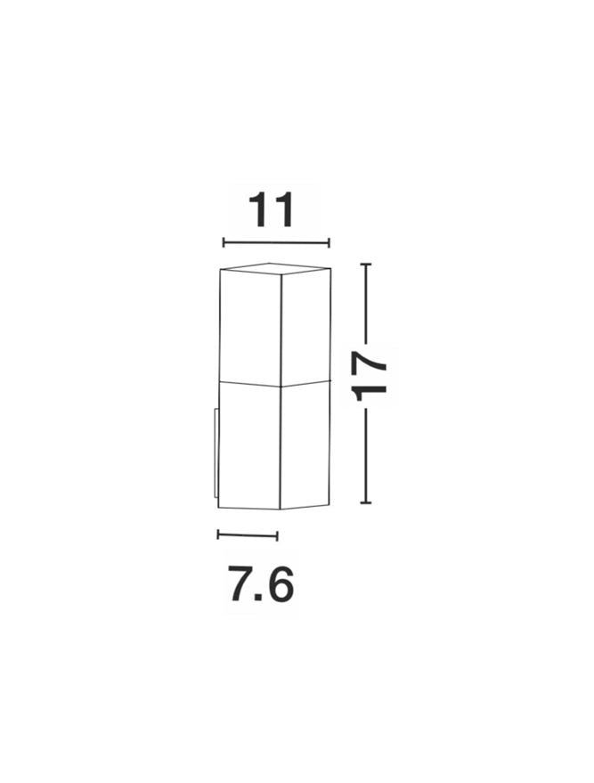 Aplica exterior Nova Luce STICK 713412