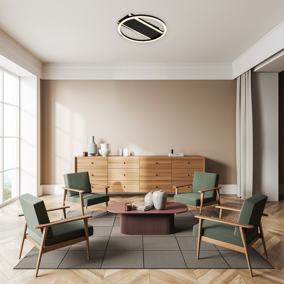 Plafoniera Rabalux Kerstin Black 71369