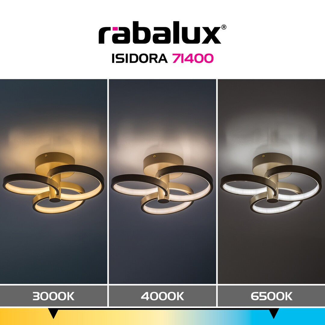Plafoniera Rabalux Isidora Gray Beige 71400