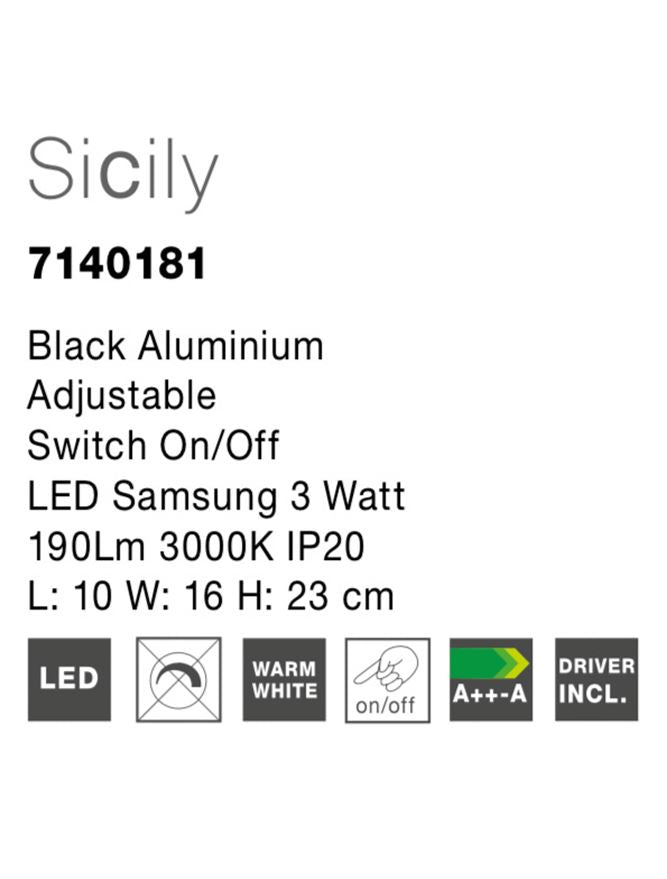Veioza Nova Luce SICILY 7140181