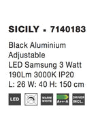 Lampadar Nova Luce SICILY 7140183