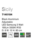 Plafoniera Nova Luce SICILY 7140184
