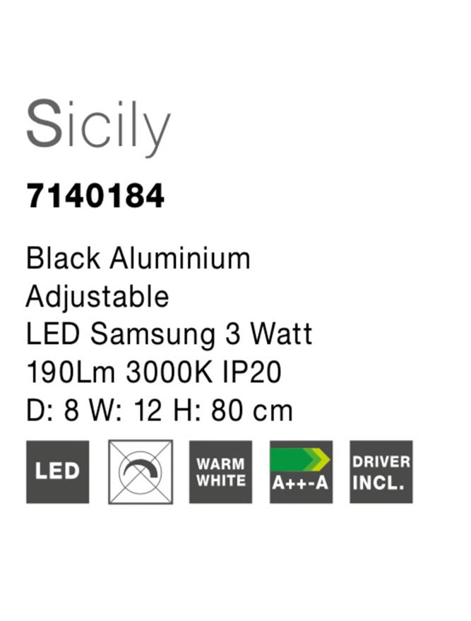 Plafoniera Nova Luce SICILY 7140184