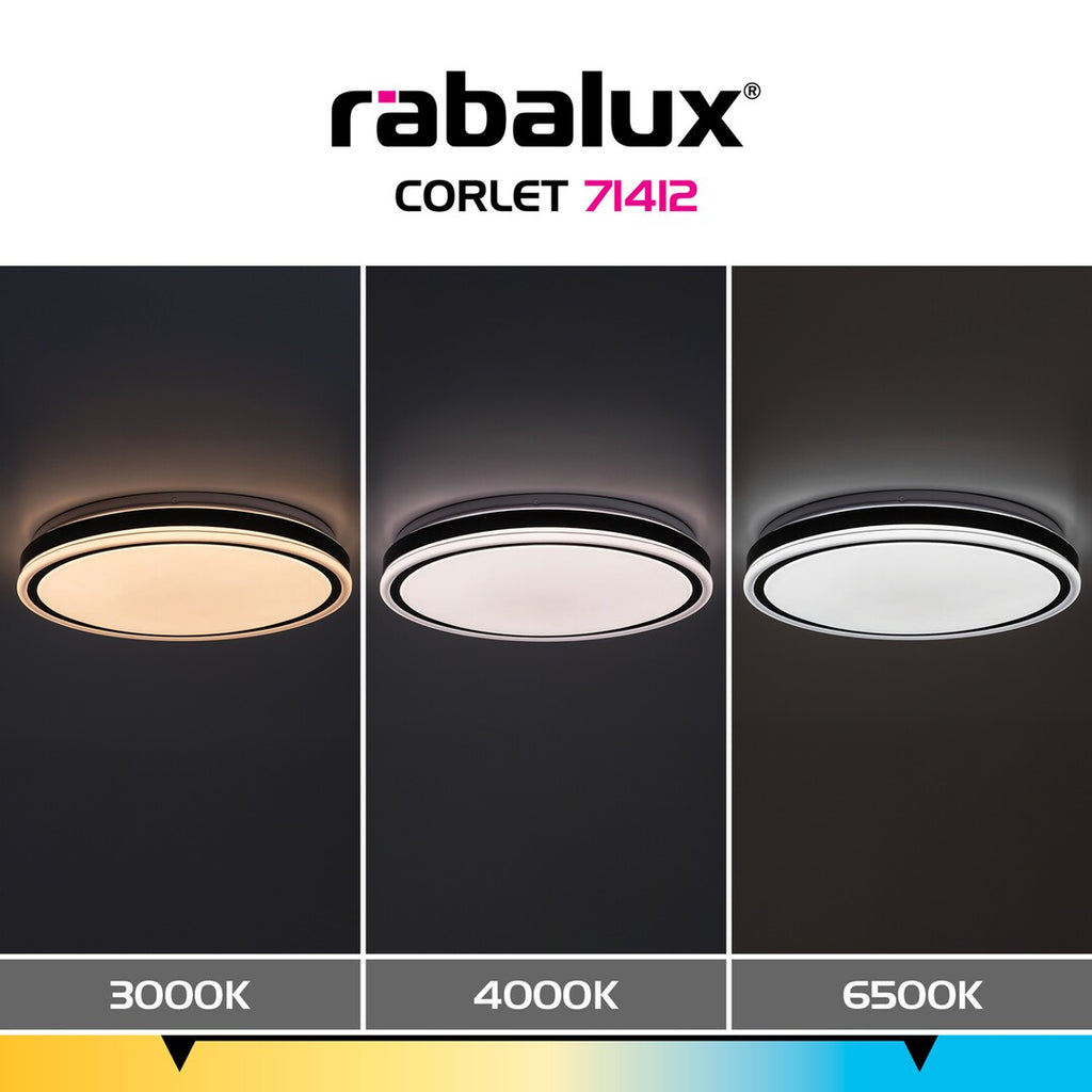 Plafoniera Rabalux Corlet Black 71412