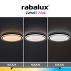 Plafoniera Rabalux Corlet Black 71412