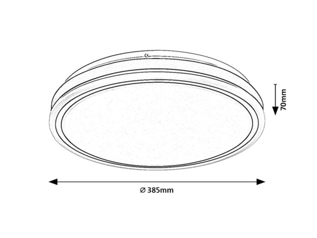Plafoniera Rabalux Corlet White 71413