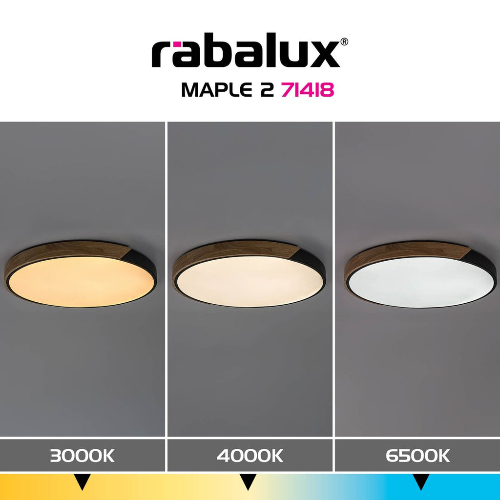 Plafoniera Rabalux Maple2 Mat Black 71418