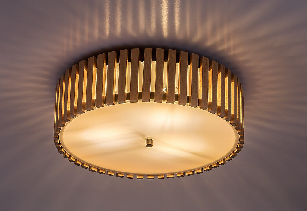 Plafoniera Rabalux Noxelle Mat Black Wood 71420