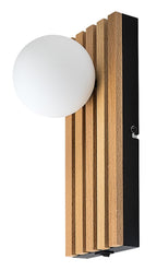 Aplica Rabalux Noxelle Mat Black Wood 71421