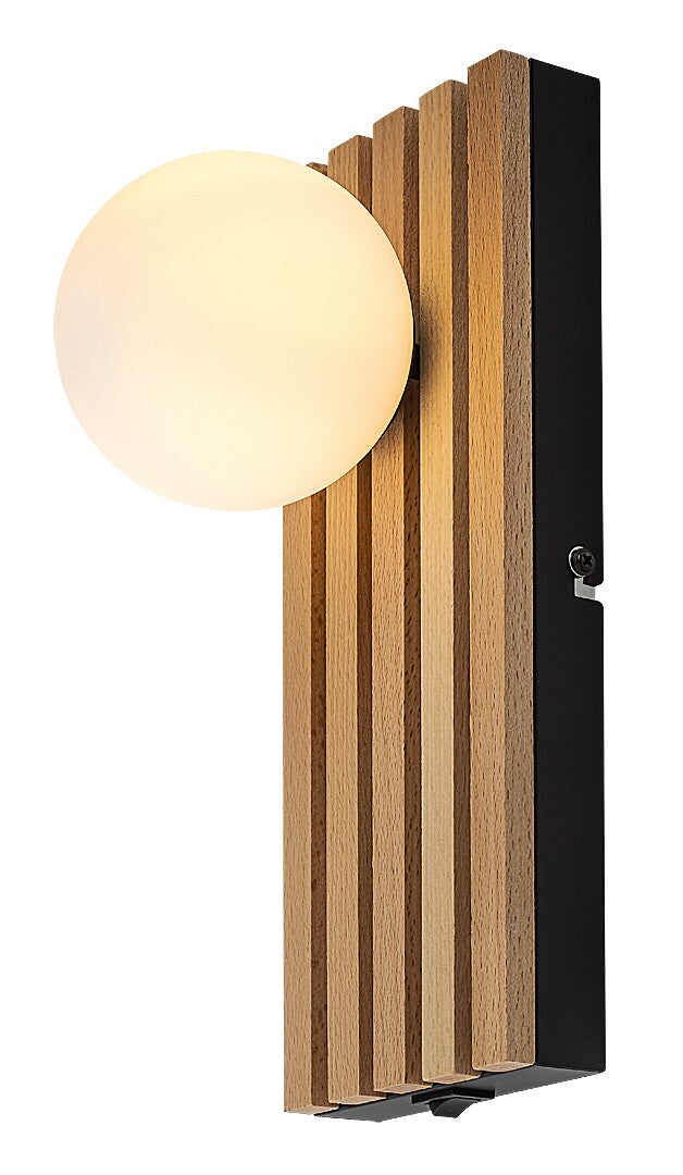 Aplica Rabalux Noxelle Mat Black Wood 71421