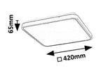 Plafoniera baie Rabalux Alenzo Black 71434
