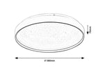 Plafoniera Rabalux Zerava Black 71450