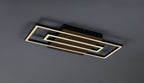Plafoniera Rabalux Noxelle Mat Black Wood 71456