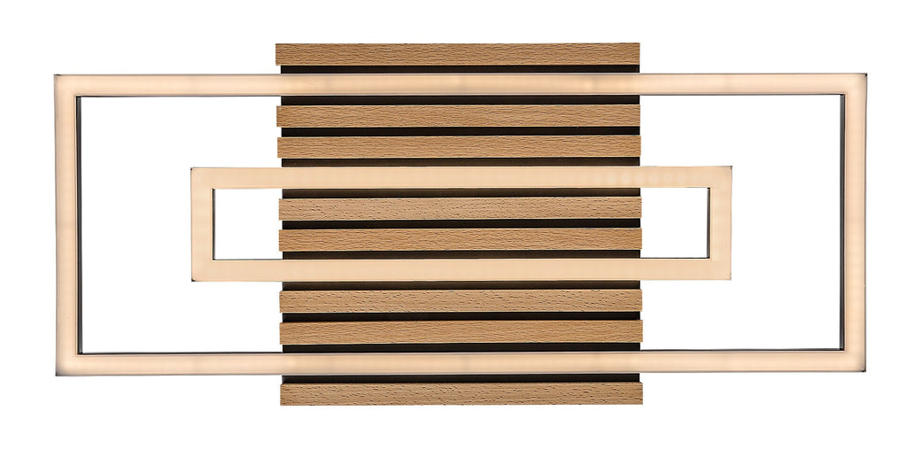 Plafoniera Rabalux Noxelle Mat Black Wood 71456