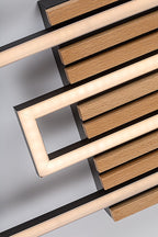 Plafoniera Rabalux Noxelle Mat Black Wood 71456