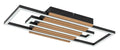 Plafoniera Rabalux Noxelle Mat Black Wood 71456