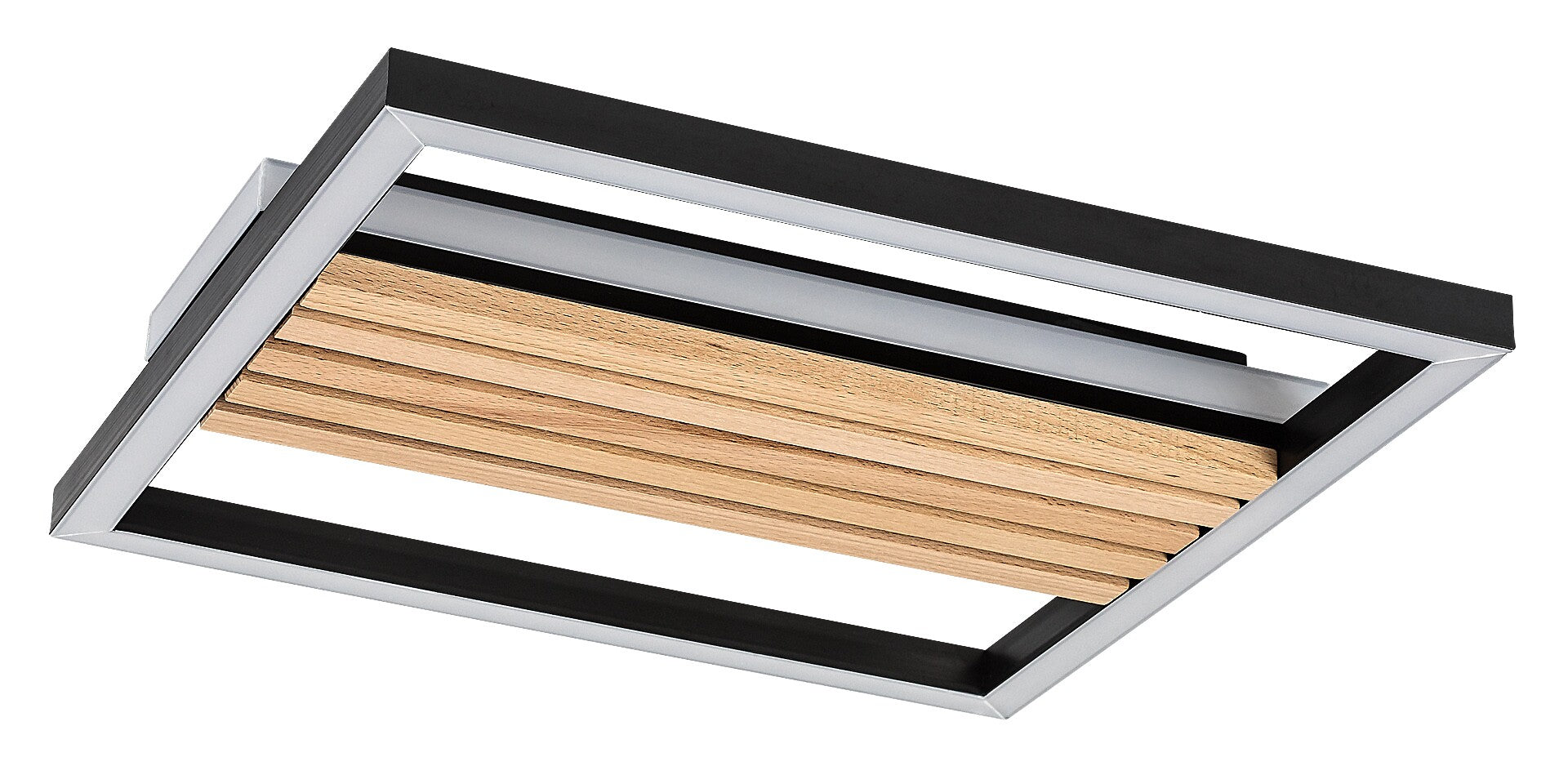 Plafoniera Rabalux Noxelle Mat Black Wood 71457