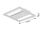 Plafoniera Rabalux Noxelle Mat Black Wood 71457