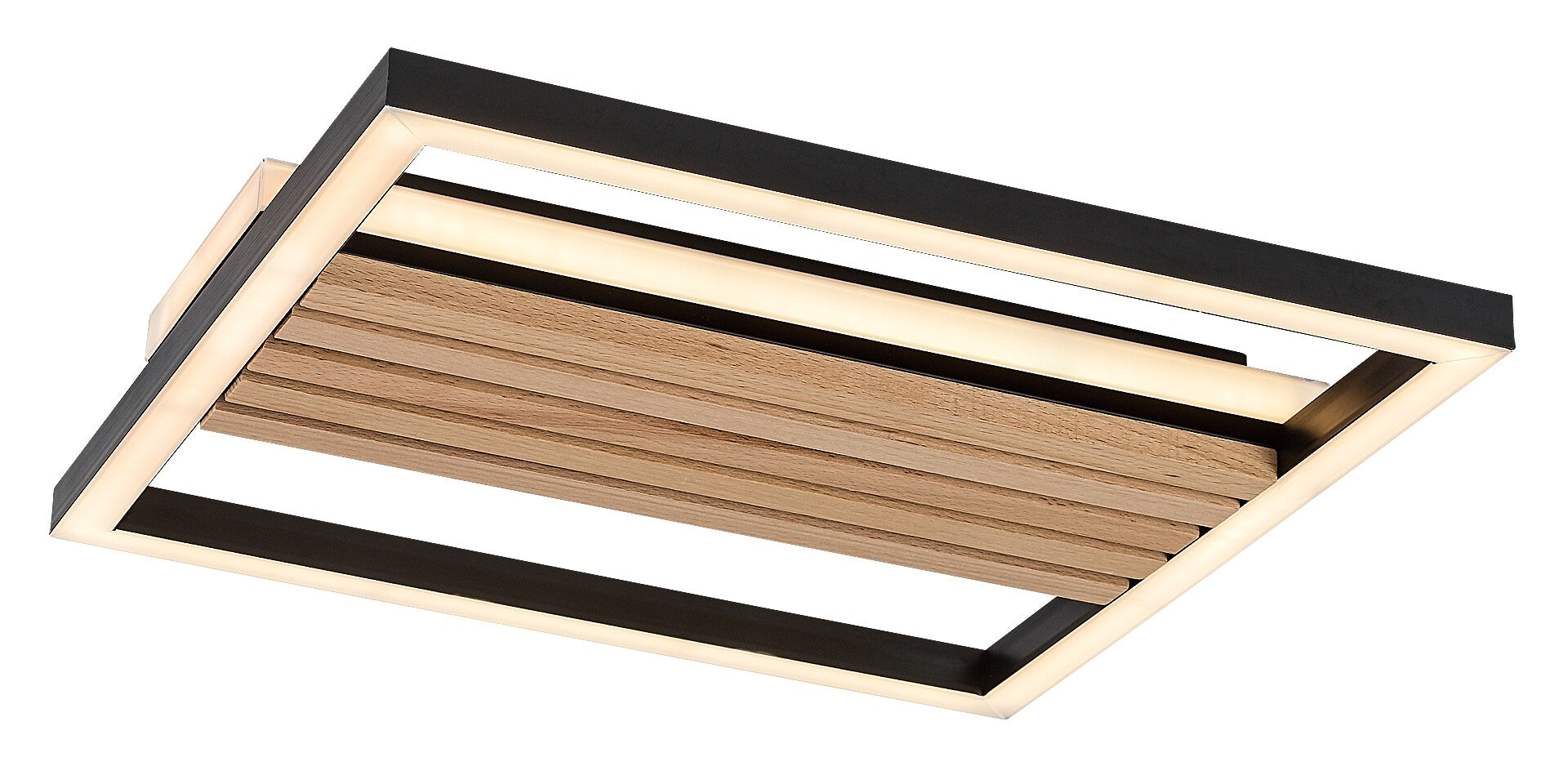 Plafoniera Rabalux Noxelle Mat Black Wood 71457