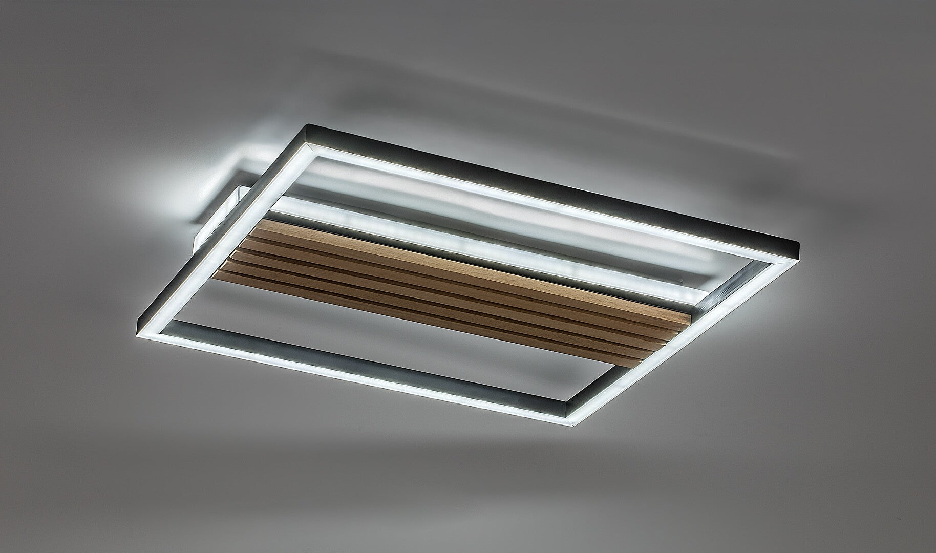 Plafoniera Rabalux Noxelle Mat Black Wood 71458