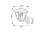 Aplica exterior Rabalux Paravento Black 7146