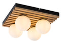 Plafoniera Rabalux Noxelle Mat Black Wood 71462
