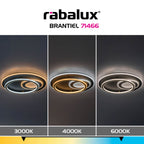 Plafoniera Rabalux Brantiel Black Gold 71466