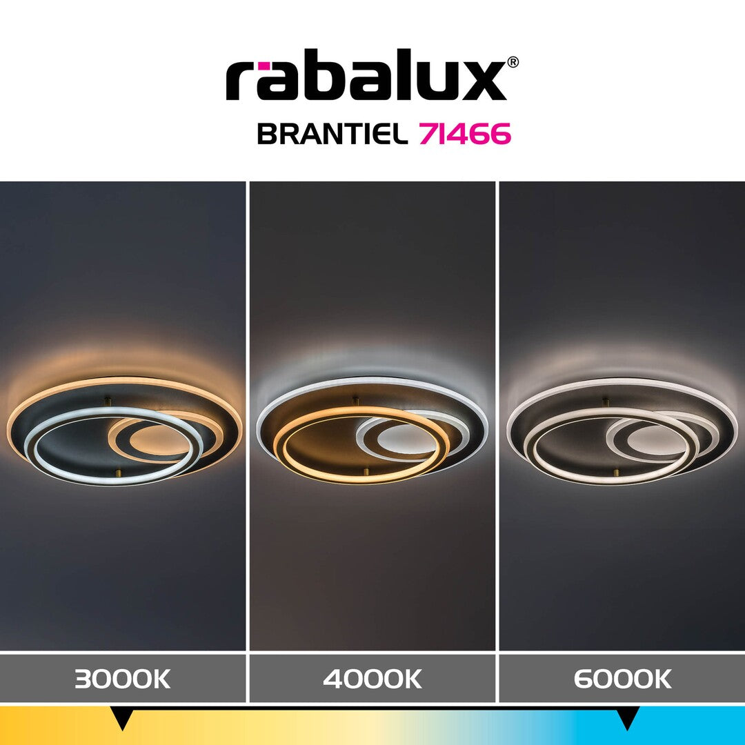 Plafoniera Rabalux Brantiel Black Gold 71466