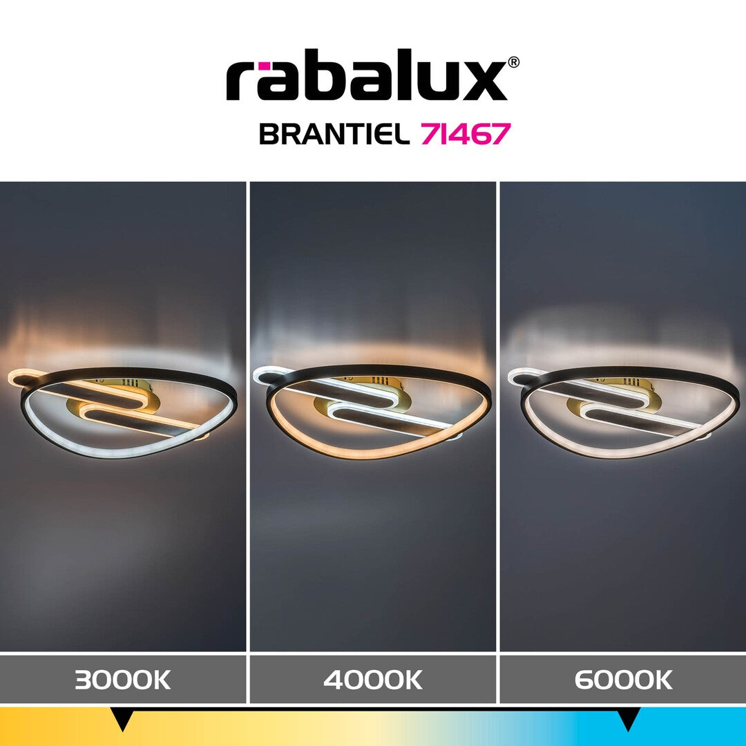 Plafoniera Rabalux Brantiel Black Gold 71467