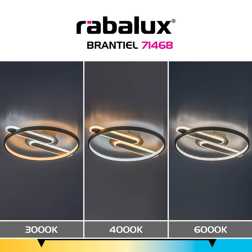 Plafoniera Rabalux Brantiel Gray Beige 71468