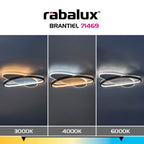 Plafoniera Rabalux Brantiel Black White 71469