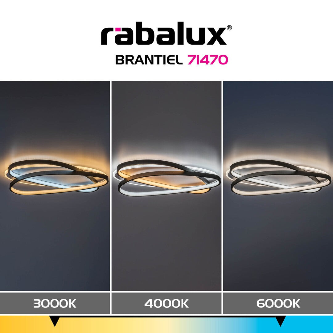 Plafoniera Rabalux Brantiel Black White 71470