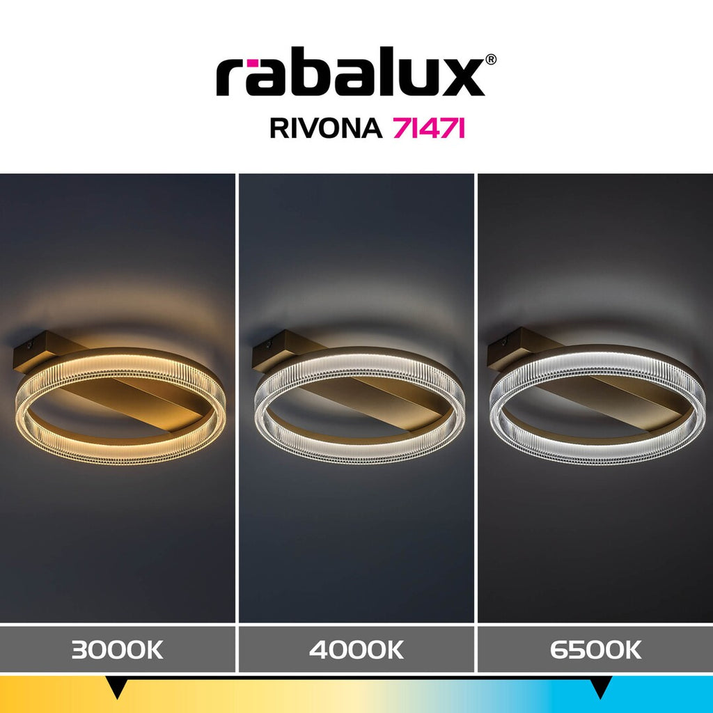 Plafoniera Rabalux Rivona Gold 71471