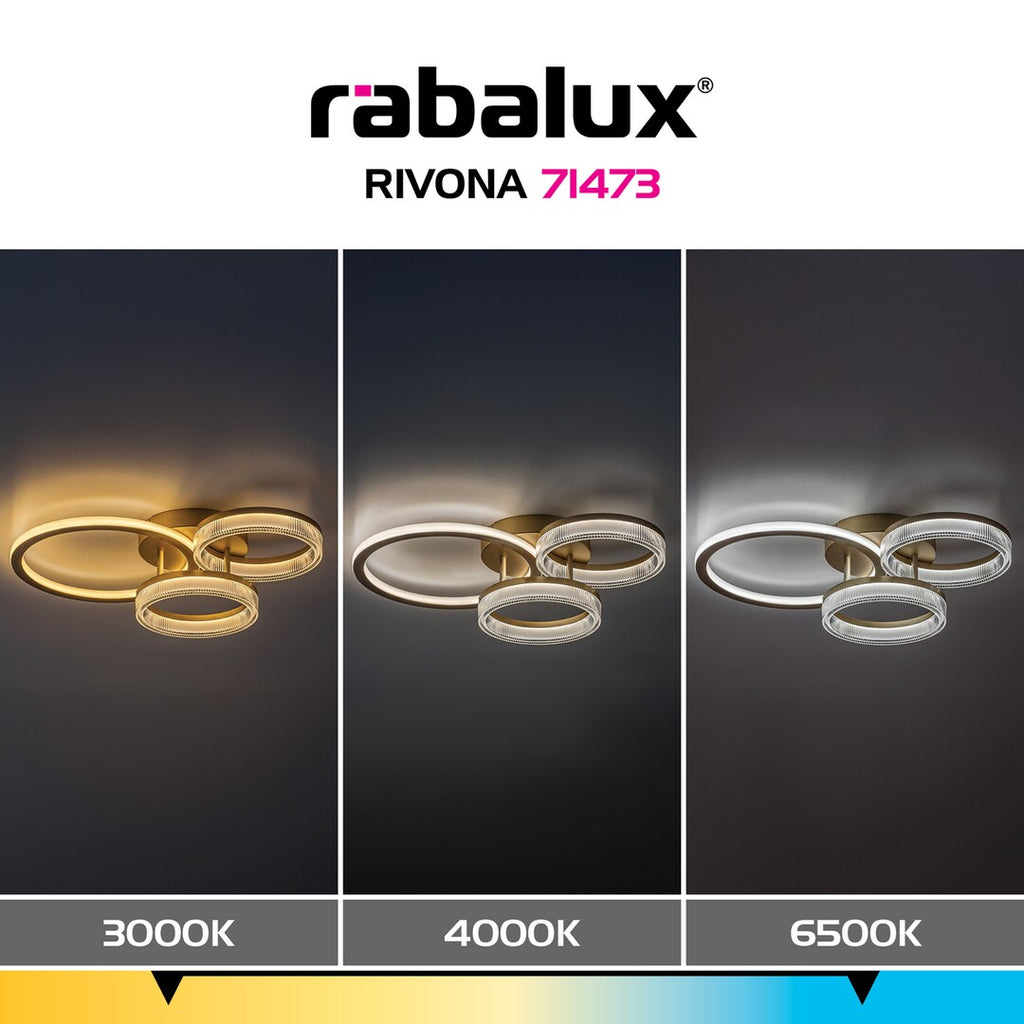 Plafoniera Rabalux Rivona Gold 71473