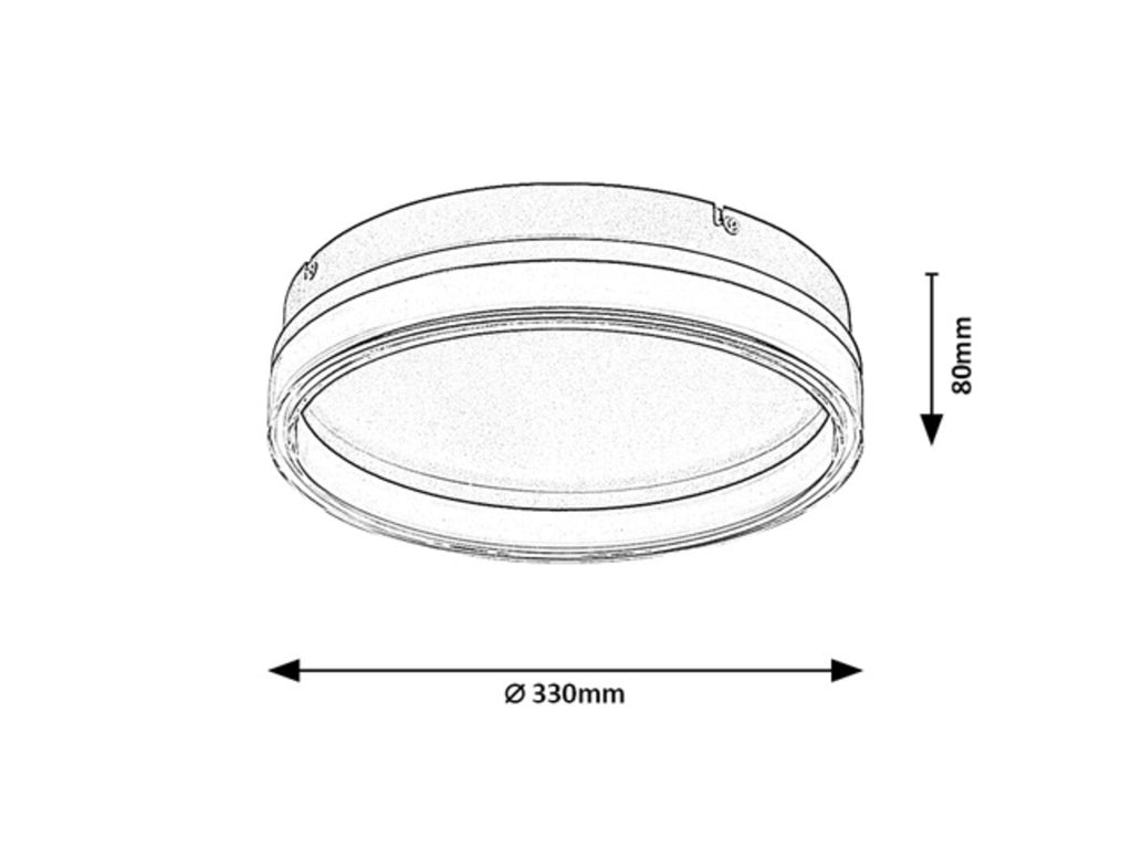 Plafoniera Rabalux Seraphiel Black 71478