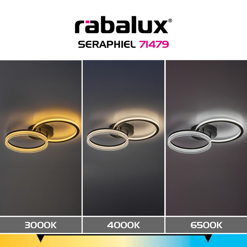 Plafoniera Rabalux Seraphiel Black 71479