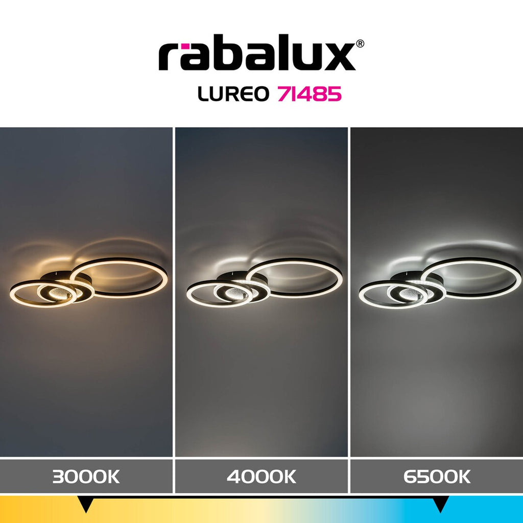 Plafoniera Rabalux Lureo Mat Black 71485