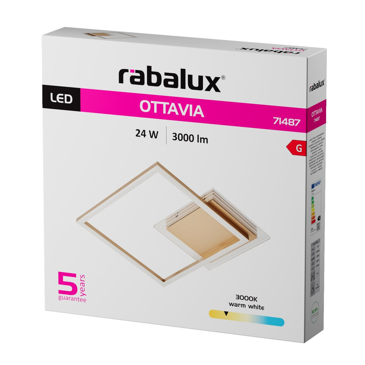 Plafoniera Rabalux Ottavia 71487