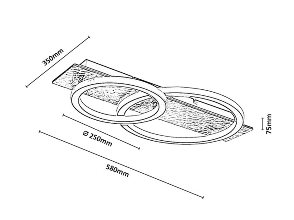 Plafoniera Rabalux Lunava 71497